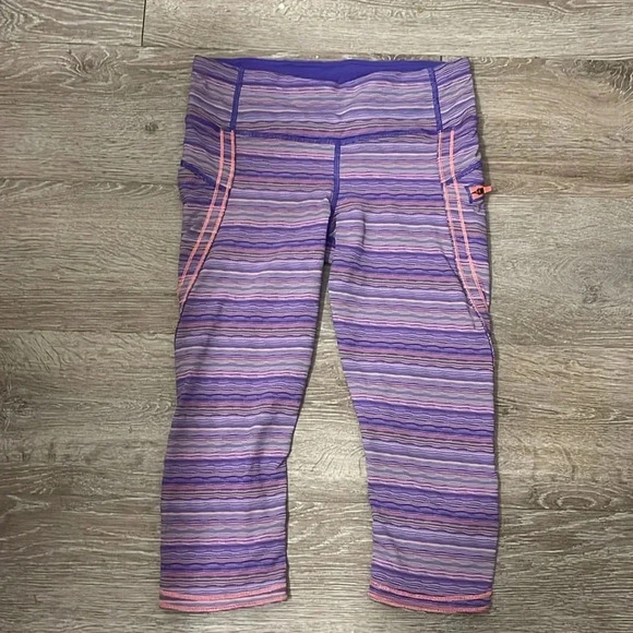Lululemon Run Top Speed Crop Space Dye Sz 6 - Picture 5 of 8